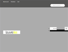 Tablet Screenshot of louvreties.co.uk